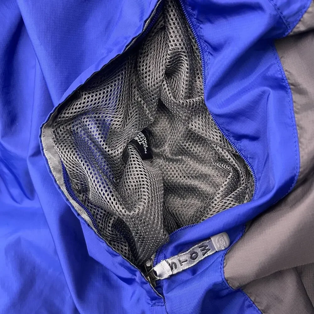 The North Face Windbreaker Jacket Mens XL Blue Polyester Full-Zip‎ Long Sleeve